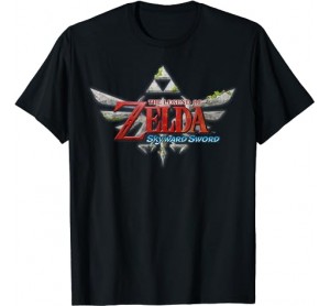 Legend Of Zelda the Skyward Sword Royal Crest Game Logo T-Shirt